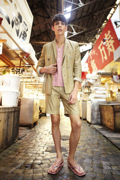 <strong>beautiful people｜ビューティフル ピープル</strong>　2013春夏コレクション　python seta 3万9900円