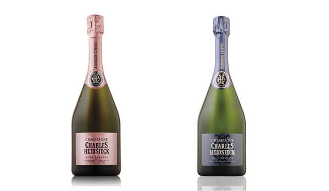 <strong>Charles Heidsieck｜シャルル エドシック</strong>　シャルル エドシック「ロゼ ・ レゼルヴ」（左）、「ブリュット ・ レゼルヴ」