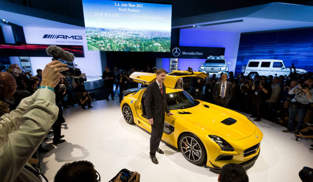 <strong>Mercdedes-Benz SLS AMG Coupe Black Series｜メルセデス・ベンツ SLS AMG クーペ ブラックシリーズ</strong><br />ロサンジェルスオートショーにおけるワールドプレミア