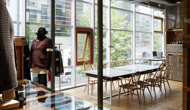 <strong>TAKEO KIKUCHI｜タケオキクチ</strong>　「タケオキクチ 渋谷明治通り本店」2階 ドレス・パターンオーダー・アトリエ