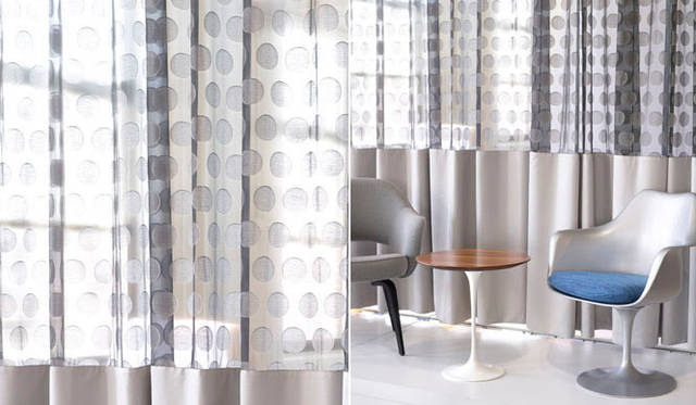 <strong>Knoll Japan｜ノル ジャパン</strong>　淡いツートーンのドットがモダンで優しい印象をくわえる。色ちがい5色あり