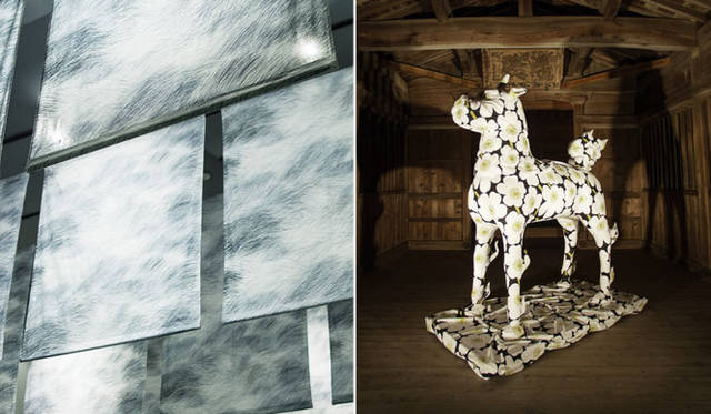 <strong>太宰府天満宮</strong>　「フィンランド・テキスタイルアート～季節が織りなす光と影」　© Marimekko Corporation