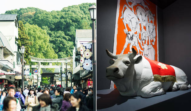 <strong>太宰府天満宮</strong>　「フィンランド・テキスタイルアート～季節が織りなす光と影」　© Marimekko Corporation