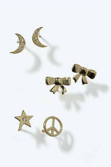 <strong>BARNEYS NEW YORK｜バーニーズ　ニューヨーク</strong>　「MINOR OBSESSIONS」　ピアス（上から）12万3900円、2万5200円、2万7300円（すべてバーニーズ エクスクルーシヴ）