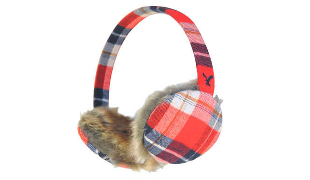 <strong>AMERICAN EAGLE OUTFITTERS｜アメリカンイーグル アウトフィッターズ</strong>　「アメリカンイーグル アウトフィッターズ 池袋店」グランドオープン記念ノベルティ　オリジナルイヤホン付きイヤーマフ（1万円以上購入先着500名）