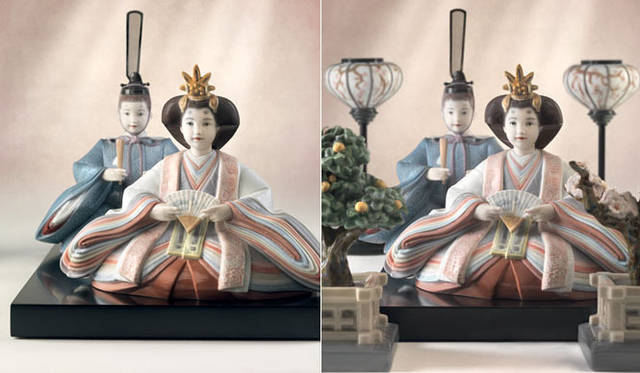 <strong>LLADRÓ｜リヤドロ</strong>　リヤドロ「雛人形」コレクション 雛人形 31万5000円（台座付き）