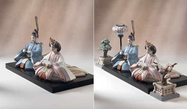 <strong>LLADRÓ｜リヤドロ</strong>　リヤドロ「雛人形」コレクション 雛人形 31万5000円（台座付き）