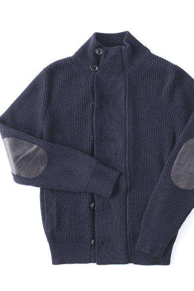 　ニットカーディガン19万9500円（エルメネジルド ゼニア／阪急メンズ東京）