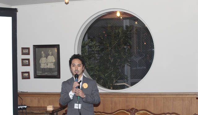 <strong>more trees｜5周年記念パーティレポート</strong>　「都会と森、都会と農村など、距離があるもの同士をどうやったら近づけられるか。そのことをつねに念頭に置いて、more treesのプロジェクトを進めてきました」と語る水谷氏