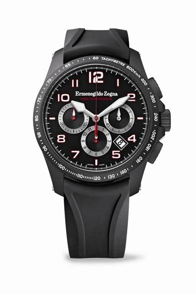 ムーブメント│自動巻き キャリバー12½<br />パワーリザーブ│42時間<br />石数│37石<br />ケース│直径42mm<br />防水性│3気圧防水<br />カラー│ブラック<br />価格│51万9750円<br /><br />ゼニア カスタマーサービス<br />Tel. 03-5114-5300<br />