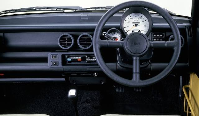 <strong>日産パイクカー誕生秘話 Be-1</strong><br />Be-1の内装