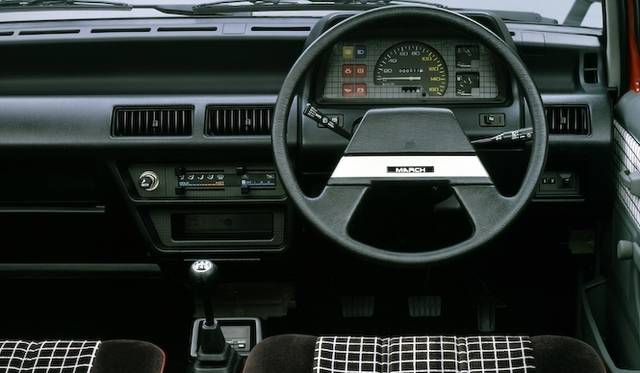 <strong>日産パイクカー誕生秘話 Be-1</strong><br />K10マーチ内装は直線基調のデザインだった