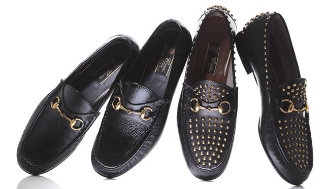 <strong>GUCCI｜グッチ</strong>　ホースビット ローファー　左／6万6150円　右／9万9750円