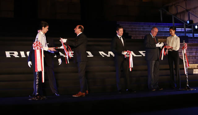 <strong>Richard Mille｜リシャール・ミル</strong>　テープカットには俳優の浅野忠信氏も参加