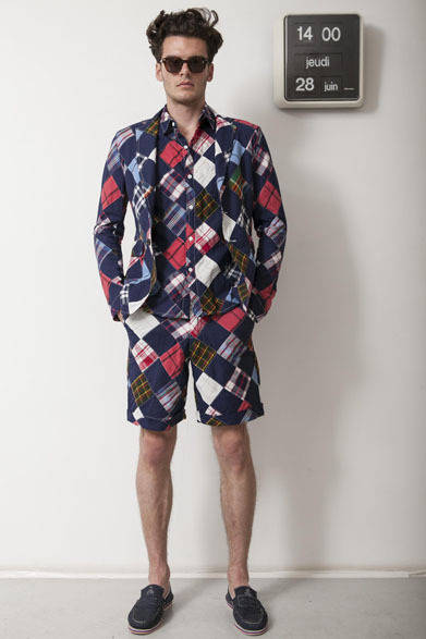 <strong>BAND OF OUTSIDERS｜バンド オブ アウトサイダーズ</strong>　2013春夏コレクション　ジャケット4万8300円、パンツ1万4700円