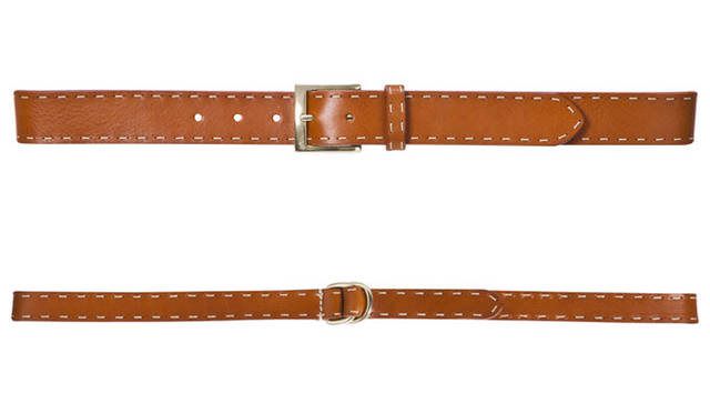 <strong>Felisi｜フェリージ</strong>　ベルト　上／2万7300円　幅3.5cm　　下／2万5200円　幅2cm　