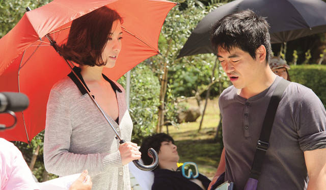 <strong>映画『横道世之介』 </strong>　撮影現場にて　©2013『横道世之介』製作委員会