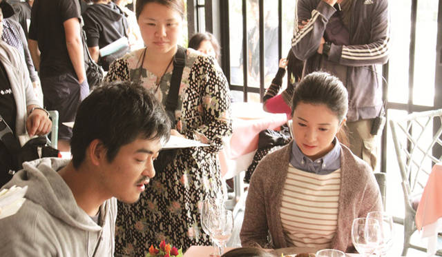 <strong>映画『横道世之介』 </strong>　撮影現場にて　©2013『横道世之介』製作委員会