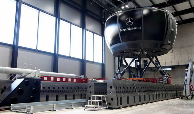 <strong>Mercedes-Benz TecDay Intelligent Drive｜メルセデス・ベンツ テックデイ インテリジェント ドライブ</strong><br />ドイツ バーデン＝ヴェルテンベルク州 シンデルフィンゲンのダイムラーAG ドライビングシミュレーター