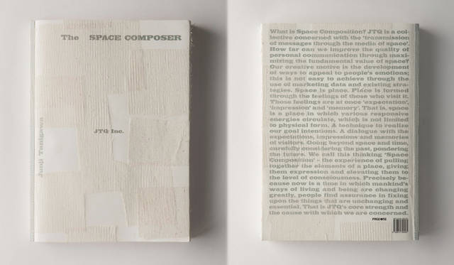 <strong>谷川じゅんじ × テセウス・チャン</strong>　『Junji Tanigawa, The Space Composer』の表紙（左）と背表紙　Photograph by Yoshiaki Tsutsui