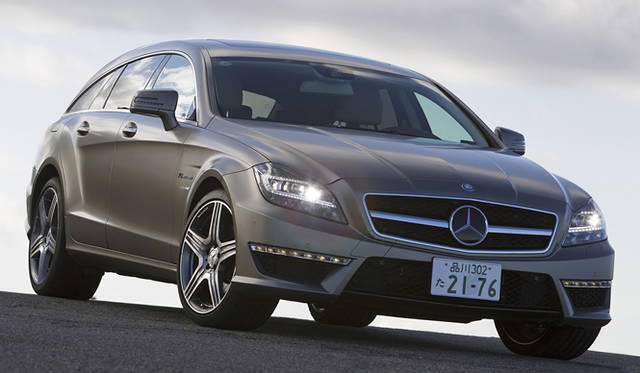 <strong>Mercedes-Benz CLS 63 AMG Shooting Brake｜メルセデス・ベンツ CLS 63 AMG シューティングブレーク</strong><br />試乗車のボディカラーはマンガナイトグレー
