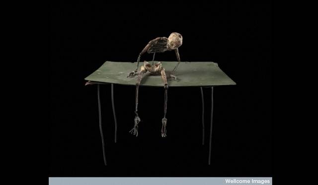 　June Leaf, ’Gentleman on Green Table’ 1999-2000 Credit:Courtesy Edward Thorp Gallery and the artist