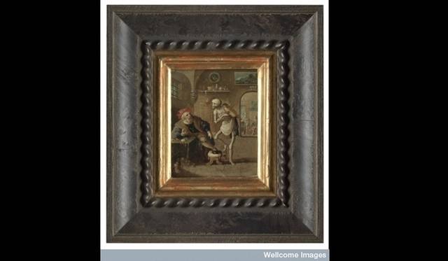 　Frans Franken Le Jeune, ’Young Death Playing the Violin’ Credit:The Richard Harris Collection