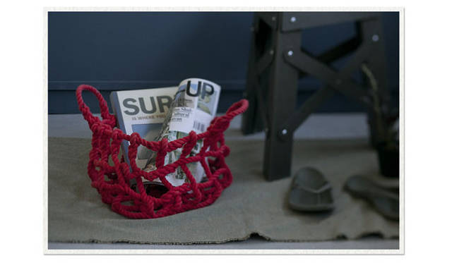 <strong>ウェブセレクトショップ「ARIGATO GIVING」</strong>　shigeki fujishiro designのラフに使えるマルチバスケット「Knot」