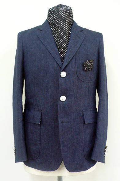 <strong> BEATITUDE｜ビアティチュード</strong>　2013春夏コレクション　3ボタンジャケット5万7750円