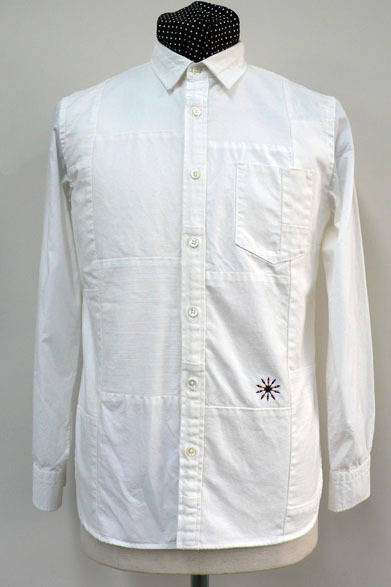<strong> BEATITUDE｜ビアティチュード</strong>　2013春夏コレクション　パッチワークシャツ2万6250円