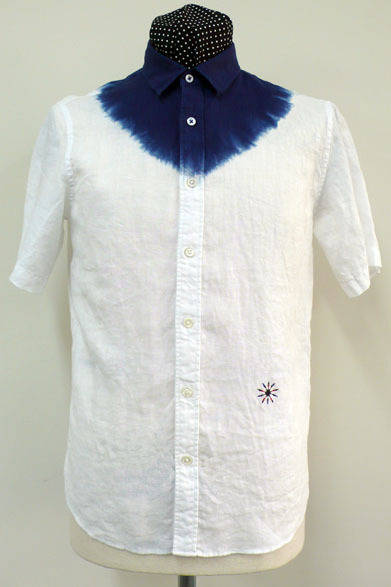 <strong> BEATITUDE｜ビアティチュード</strong>　2013春夏コレクション　ショートレギュラーカラー半袖シャツ1万6800円