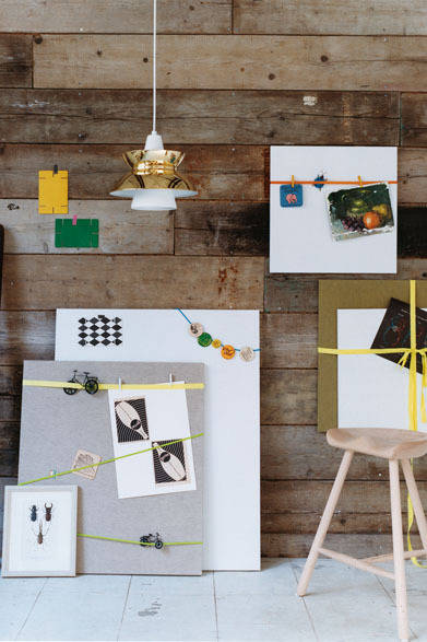 <strong>ACTUS｜アクタス</strong>　オリジナルテキスタイルブランド「FABRICIA」　FABRICIAファブリックパネルの加工例イメージ「PLAN」（80×100cm）5万4600円