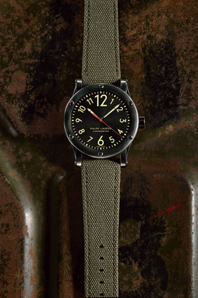 <strong>RALPH LAUREN｜ラルフ ローレン</strong><br />「スポーティングコレクション RL67 クロノメーター モデル」28万5600円、5月発売予定