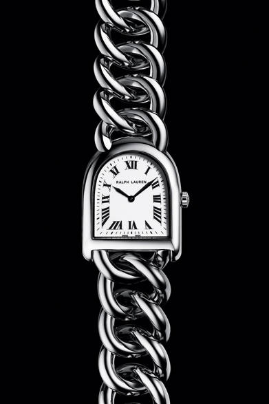 <strong>RALPH LAUREN｜ラルフ ローレン</strong><br />「スティラップ コレクション スティール リンク スモールモデル」21万9450円、4月発売予定