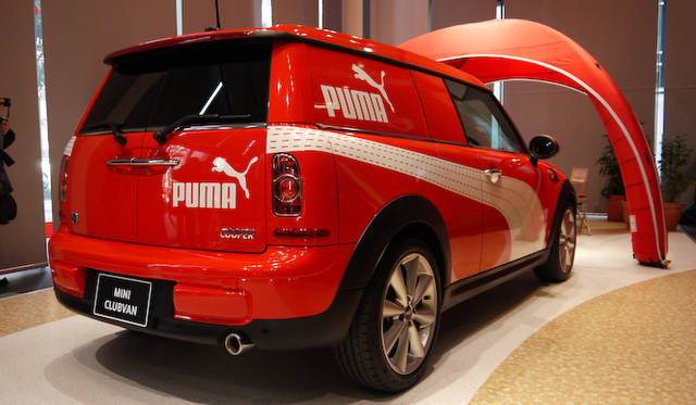 プーマジャパンで使用されるプロモーションカー