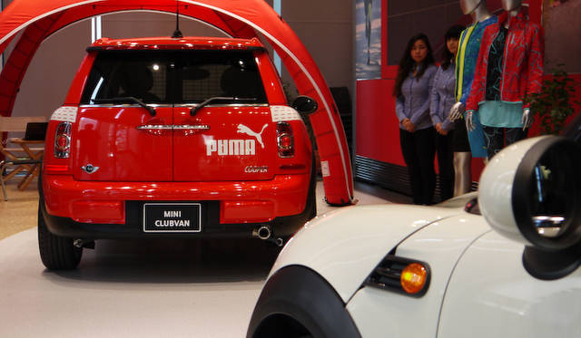 プーマジャパンで使用されるプロモーションカー