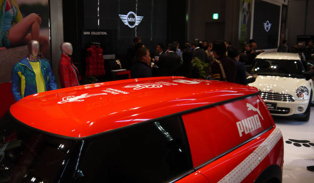 プーマジャパンで使用されるプロモーションカー