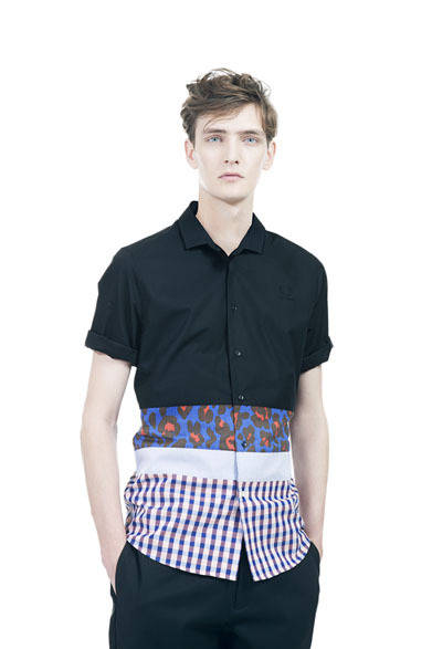 <strong>FRED PERRY｜フレッドペリー</strong>　2013年春夏コレクション　Contrast Panel Shirt 2万6250円