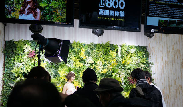 <strong>Nikon｜ニコン</strong>　D800の高感度を体感できるコーナー