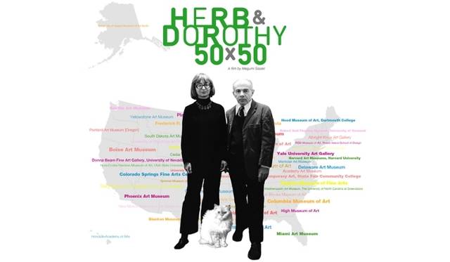 <strong>MOVIE｜ハーブ＆ドロシー ふたりからの贈りもの</strong>　元郵便局員のハーブ（右）と図書館司書のドロシー　Copyright © 2013 Fine Line Media,Inc. All Rights Reserved.