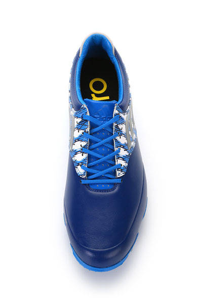 ツアーゴルフシューズ「adizero tour」　デジタルプリント ブルーアーガイル カスタムイメージ