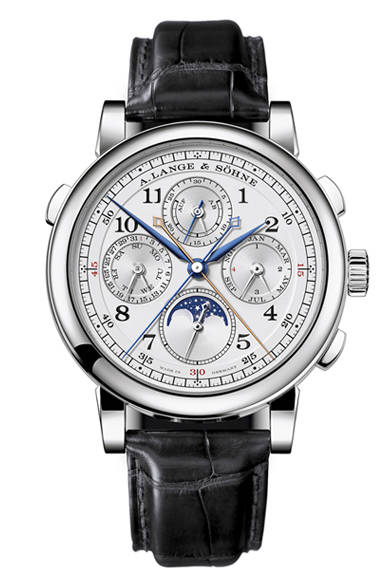 <strong>A. Lange ＆ Söhne｜A.ランゲ＆ゾーネ</strong><br />「1815 ラトラパント・パーペチュアルカレンダー」PTケース、1827万円、11月以降発売予定