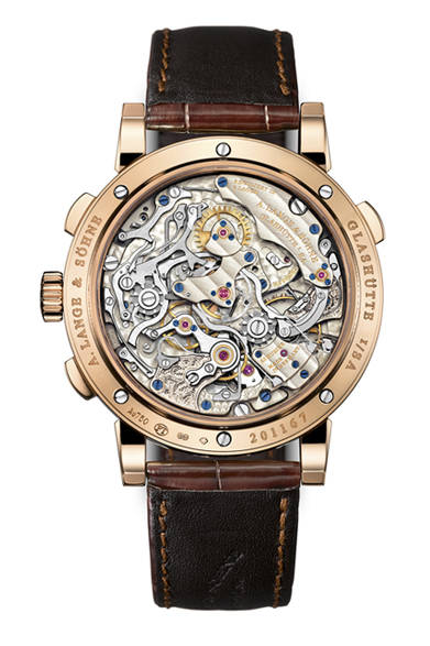 <strong>A. Lange ＆ Söhne｜A.ランゲ＆ゾーネ</strong><br />「1815 ラトラパント・パーペチュアルカレンダー」2100年まで修正が不要なムーンフェイズ付きの永久カレンダー機構をもつ新開発の自社製キャリバーL101.1