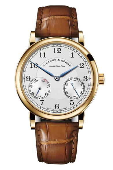 <strong>A. Lange ＆ Söhne｜A.ランゲ＆ゾーネ</strong><br />「1815 アップ／ダウン」YGケース、234万1500円、6月以降発売予定