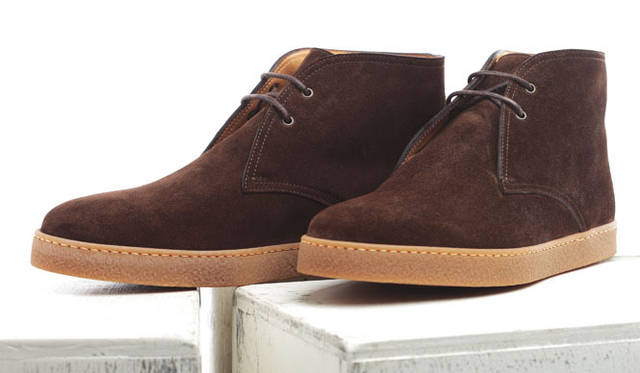 <strong>JOHN LOBB｜ジョンロブ</strong>　アンクルブーツ「TURF」　チョコレート　13万1250円