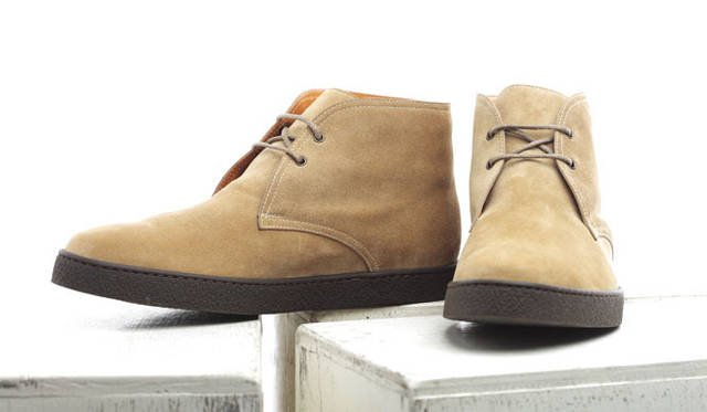 <strong>JOHN LOBB｜ジョンロブ</strong>　アンクルブーツ「TURF」　サンド　13万1250円