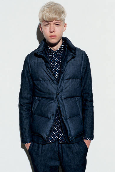 <strong>SOPHNET.｜ソフネット</strong>　2013春夏コレクション　ベスト5万3550円、ジャケット4万5150円、シャツ2万4150円、パンツ2万5200円