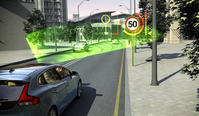 ロードサインインフォメーション　制限速度を認識しドライバーに伝える