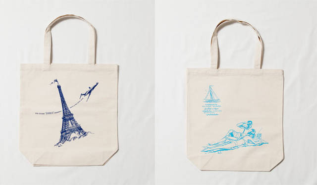 <strong>BEAMS LIGHTS｜ビームス ライツ</strong>　「BEAMS LIGHTS with MIC*ITAYA」2013春夏コレクション　トートバッグ各3045円