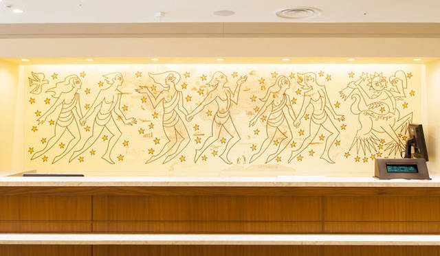 <strong>BEAMS LIGHTS｜ビームス ライツ</strong>　『ビームス ライツ 渋谷』カウンター裏の壁画